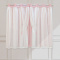 Cortina Idealle p/ Varão - 2,00 larg. x 1,70 alt. Blackout e Gaze de Linho - Rosa C/ Gaze Branco