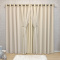 Cortina Idealle p/ Varão - 3,00 larg. x 2,50 alt. Blackout e Gaze de Linho - Palha C/ Gaze Palha