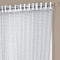 Cortina Picasso 3,00m larg. x 2,50m alt. Cetim Amassado e Xale em Fio Brilho - Branco