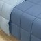Edredom Toque de Plumas Super Soft Premium Pluma King - Azul Bicolor