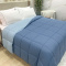 Edredom Toque de Plumas Super Soft Premium Pluma Queen - Azul Bicolor