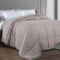 Edredom Toque de Plumas Super Soft Premium Stripe Queen - Chocolate