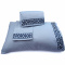 Jogo Cama Hipercal 200 Fios Bordado Ponto Cheio Platine King 04 Peças - Azul