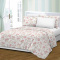 Jogo Cama Hipercal 200 Fios Estampado Kromê Casal 06 Peças - Floral Rosê