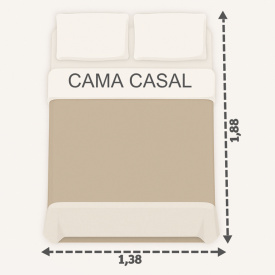 Jogo Cama Percal 300 Fios Bordado Inglês Lauren Casal 04 Peças - Rosê