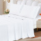 Jogo Cama Percal 300 Fios C/ Detalhe em Relevo Medellin Queen 04 Peças - Branco