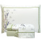 Jogo Cama Percal 300 Fios C/ Estampa Aplicada Floral Buquê Queen 04 Peças - Buquê Lavanda