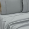 Jogo Cama Percal 300 Fios Guipir Ponto Infinito Casal 04 Peças - Chumbo