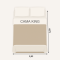 Jogo Cama Percal 300 Fios Guipir Ponto Infinito King 04 Peças - Chumbo