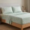 Jogo Cama Queen Percal 300 Fios Toque Macio Confort Print 04 Peças - Menta