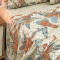 Jogo Cama Queen Percal 300 Fios Toque Macio Confort Print 04 Peças - Tropical