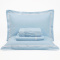 Jogo Cama Queen Toque de Fibra de Bambu 400 Fios Fiori 4 Peças - Azul