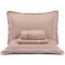 Jogo Cama Queen Toque de Fibra de Bambu 400 Fios Fiori 4 Peças - Rose