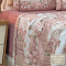 Jogo Cama Solteiro Percal 300 Fios Toque Macio Confort Print 03 Peças - Patchwork Rose