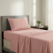 Jogo de Cama Confort Liso Percal 300 Fios Solteiro 03 Peças - Rosê