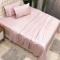Jogo de Cama Queen 100% Algodão Fio Egípcio Percal 400 Fios Toque Acetinado 4 Peças - Rose