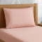 Jogo de Lençol Solteiro Percal 300 Fios Confort Liso 02 Peças - Rosê