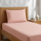 Jogo de Lençol Solteiro Percal 300 Fios Confort Liso 02 Peças - Rosê