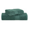 Jogo Toalha Banho e Rosto Buddemeyer 480 g/m² 100% Algodão Fio Penteado Canelado 2 Peças - Verde Petróleo