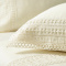 Kit Casal Cobre Leito + Jogo Cama Percal 300 Fios Dupla Face Lorena Bicolor 07 Peças - Damasco