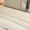 Kit Cobre Leito + Jogo Cama Percal 300 Fios Dupla Face Eterno Queen 07 Peças - Chocolate