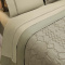 Kit Cobre Leito + Jogo Cama Percal 300 Fios Valence Casal 07 Peças - Chocolate
