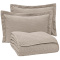 Kit Cobre Leito Percal 200 Fios Extra Macio Matelado Victory Casal Padrão 03 Peças - Cáqui
