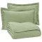 Kit Cobre Leito Percal 200 Fios Extra Macio Matelado Victory Queen 03 Peças - Menta