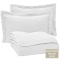 Kit Cobre Leito Percal 200 Fios Extra Macio Matelado Victory Solteiro 2 Peças - Branco
