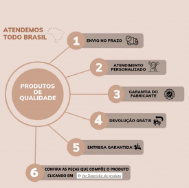 Kit Cobre Leito Percal 300 Fios Toque de Pluma Dupla Face Bold Casal 03 Peças - Rosê