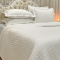 Kit Cobre Leito Percal 300 Fios Toque de Pluma Dupla Face Bold King 03 Peças - Branco
