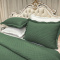 Kit Cobre Leito Percal 300 Fios Toque de Pluma Dupla Face Bold King 03 Peças - Esmeralda
