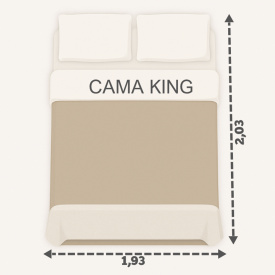 Kit Cobre Leito Percal 300 Fios Toque de Pluma Dupla Face Bold King 03 Peças - Rosê