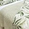 Kit Cobre Leito Percal 300 Fios Toque de Pluma Dupla Face Bold Print Casal 03 Peças - Folha Verde