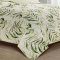 Kit Cobre Leito Percal 300 Fios Toque de Pluma Dupla Face Bold Print King 03 Peças - Folha Verde