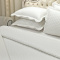 Kit Cobre Leito Percal 300 Fios Toque de Pluma Dupla Face Bold Queen 03 Peças - Branco