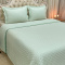 Kit Cobre Leito Percal 300 Fios Toque de Pluma Dupla Face Bold Queen 03 Peças - Tiffany