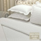 Kit Cobre Leito Percal 300 Fios Toque de Pluma Dupla Face Bold Solteiro 02 Peças - Branco