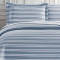 Kit Cobre Leito Premium Jacquard Super Soft Eternity Dupla Face Queen 3 Peças - Azul