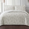 Kit Cobre Leito Premium Jacquard Super Soft Eternity Dupla Face Queen 3 Peças - Caqui