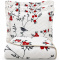 Kit Cobre Leito Queen Percal 300 Fios Dupla Face Confort Print 03 Peças - Rosinha Vermelho