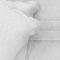 Kit Colcha Casal Efeito Anarrugado C/ Matelassê em Relevo Chanel 03 Peças - Branco