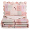 Kit Colcha Infantil Solteiro Dupla Face Estampada com Porta-Travesseiro - Ginasta Kids