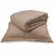 Kit Colcha Matelassê Bordado Percal 300 Fios King Max 3 Peças - Chocolate