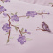 Kit Colcha Queen Bordado Localizado C/ Borboletas 3D Botanique 03 Peças - Lavanda