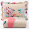 Kit Colcha Solteiro Percal 150 Fios Dupla Face Capricho 02 Peças - Floral Primavera