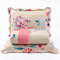 Kit Colcha Super King Percal 150 Fios Dupla Face Capricho 03 Peças - Floral Primavera