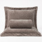 Kit Manta Queen 240 Gramas 2,40m x 2,40m Fleece Alto Relevo Nature 03 Peças - Caqui