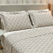 Kit Nature em Jacquard Texturado Queen 03 Peças - Geométrico Bege