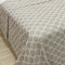 Kit Nature em Jacquard Texturado Queen 03 Peças - Geométrico Bege